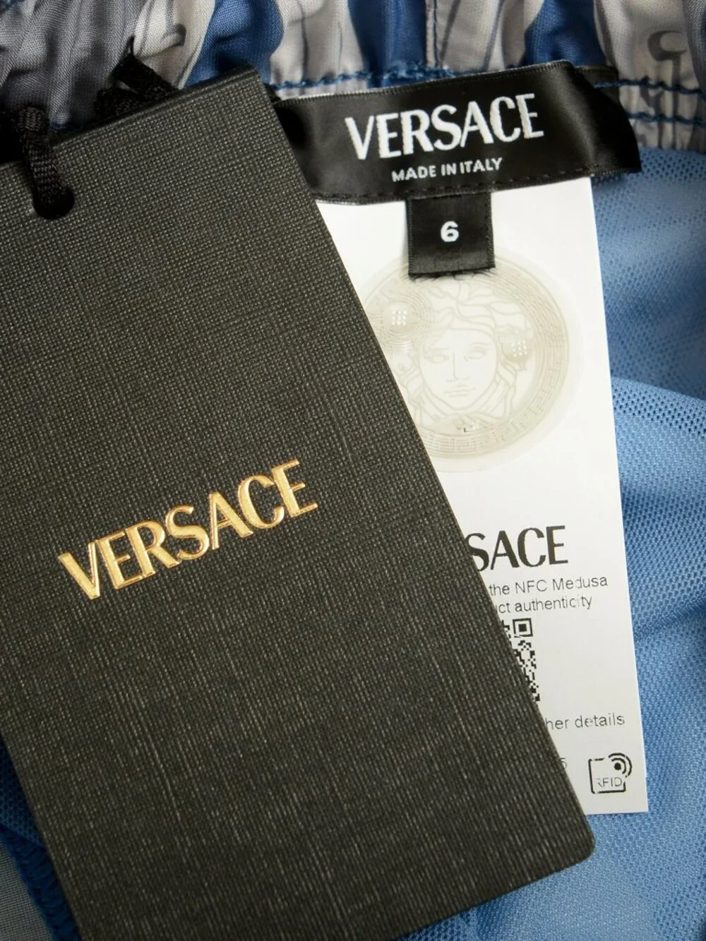 Versace Men's Multi-Color Swimwear Swim Shorts Versace Sz 6 US L IT 52